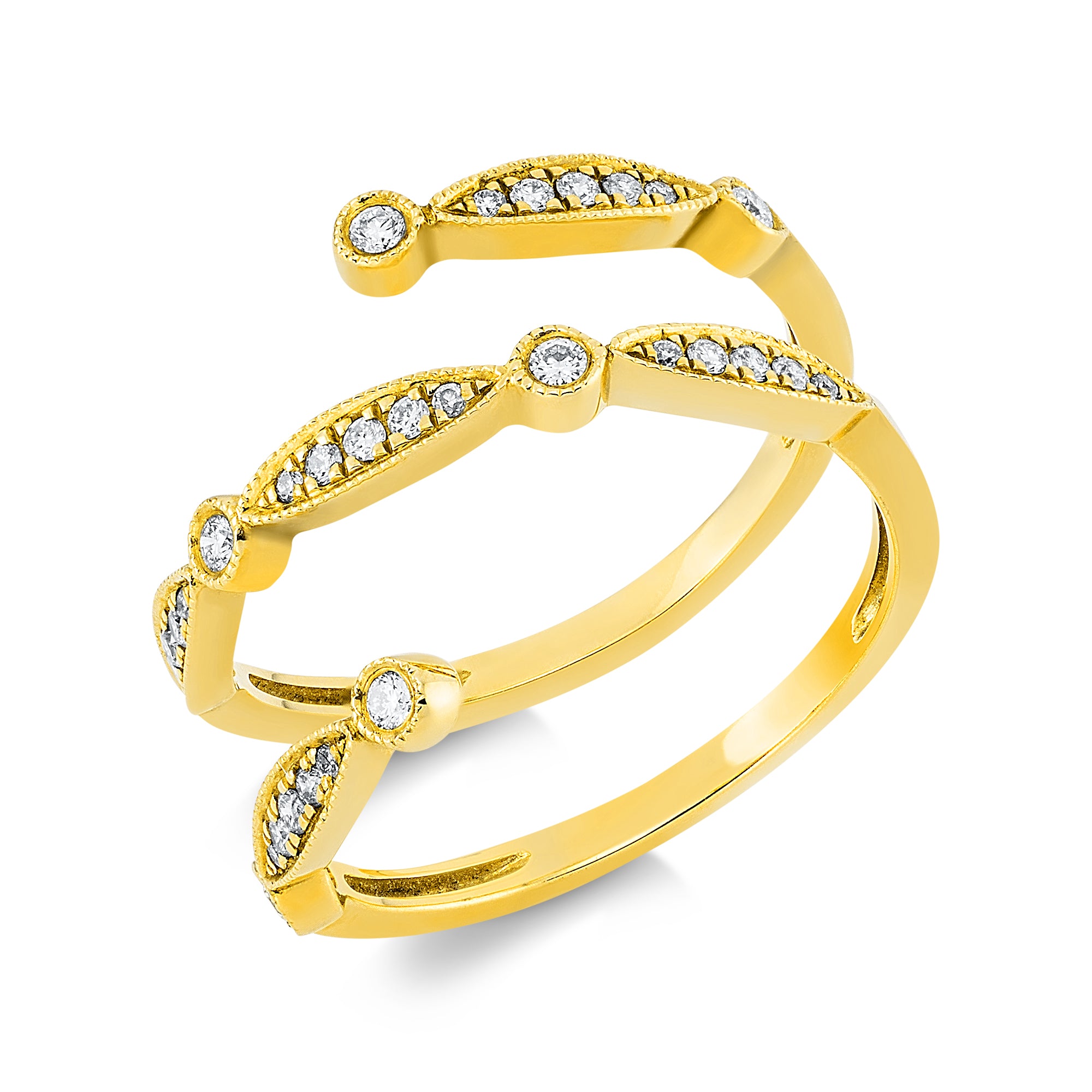 Ring - 750 Gelbgold mit Brillanten