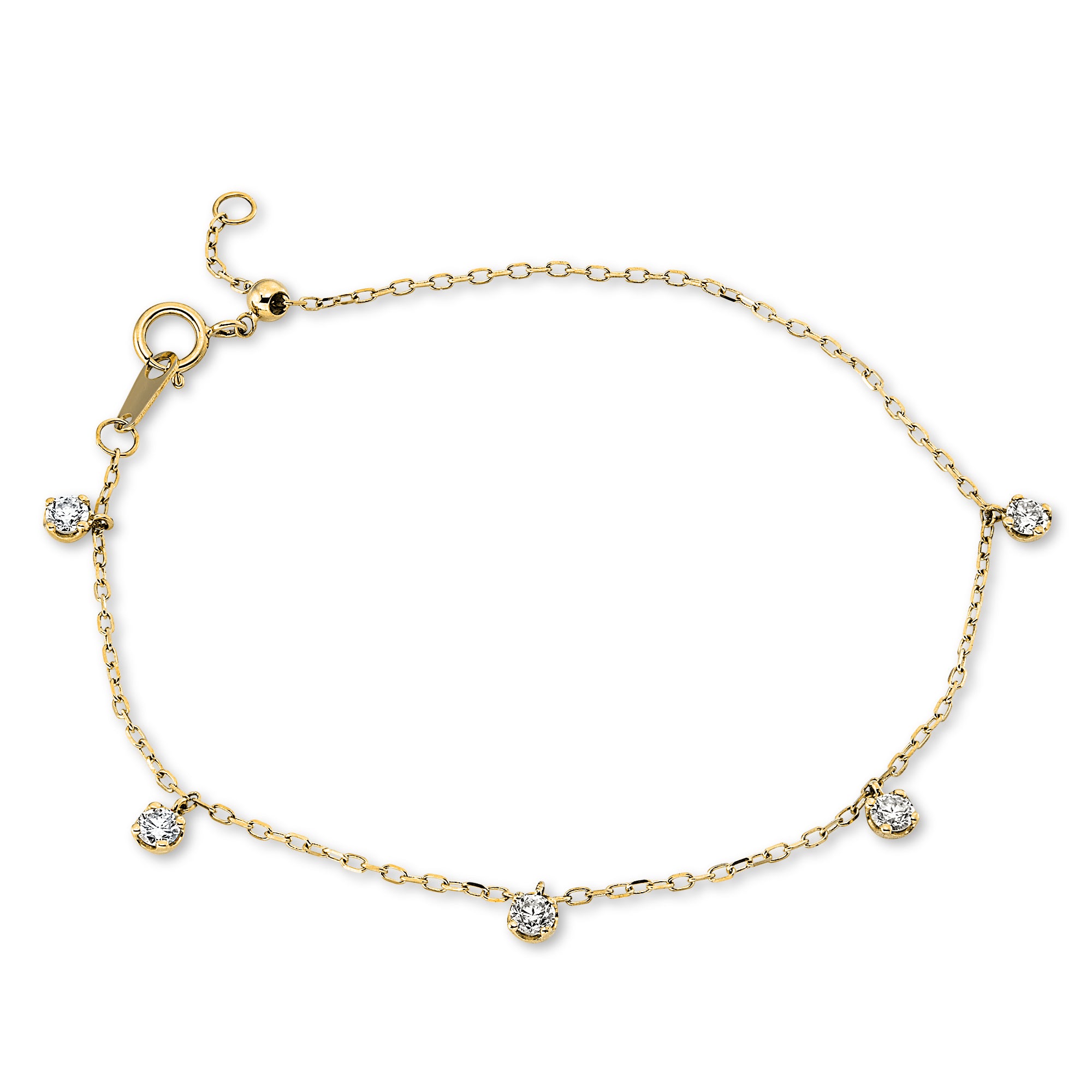 Armband - 750 Gelbgold mit Brillanten